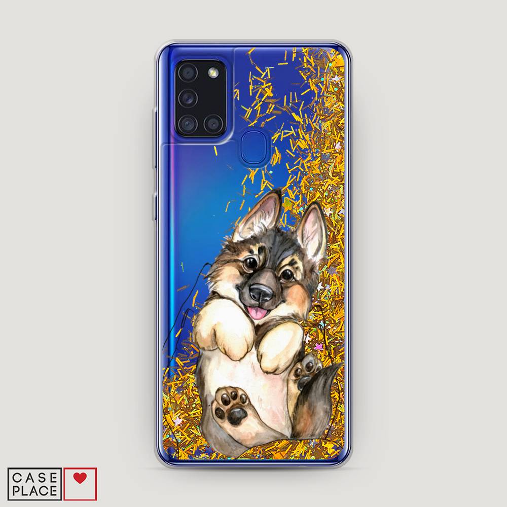

Чехол Awog на Samsung Galaxy A21s / Самсунг A21s "Овчарка в ладошках", Разноцветный, 2100290-1