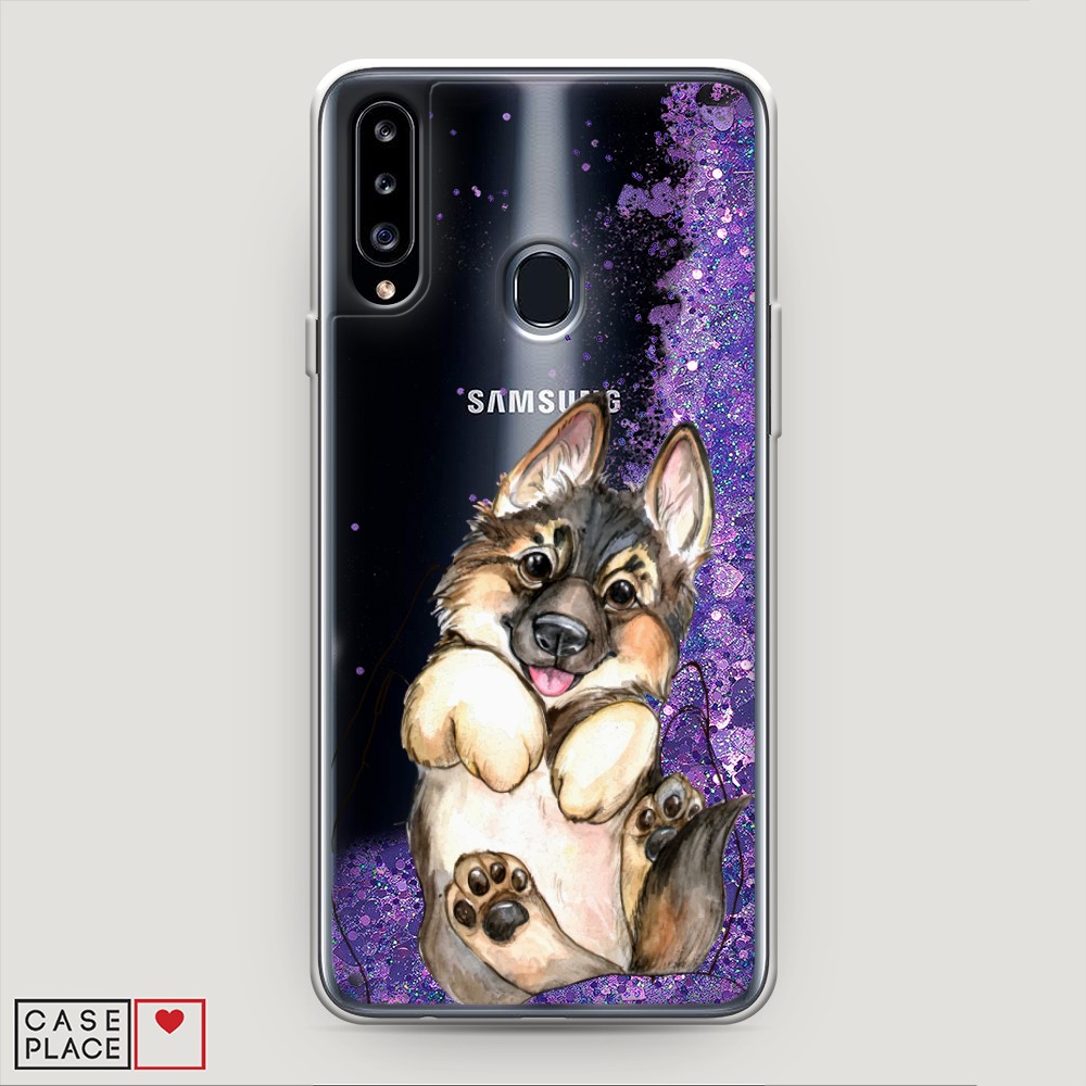 

Чехол Awog на Samsung Galaxy A20s / Самсунг A20s "Овчарка в ладошках", Разноцветный, 2100892-1