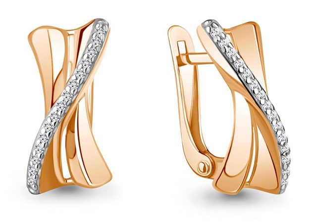 

Серьги из серебра Kari Jewelry 230767, фианит, 230767