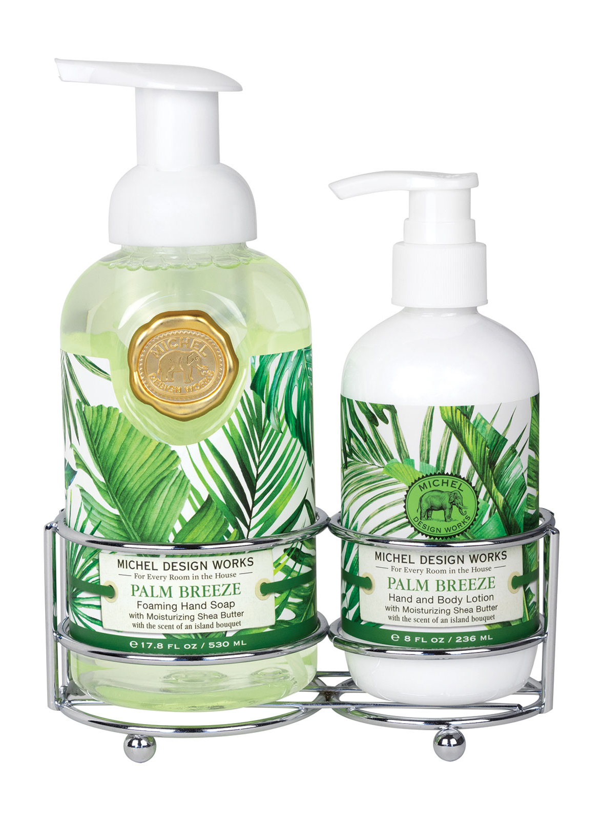 

Набор для тела Michel Design Works Palm Breeze Handcare Caddies Set, 766мл