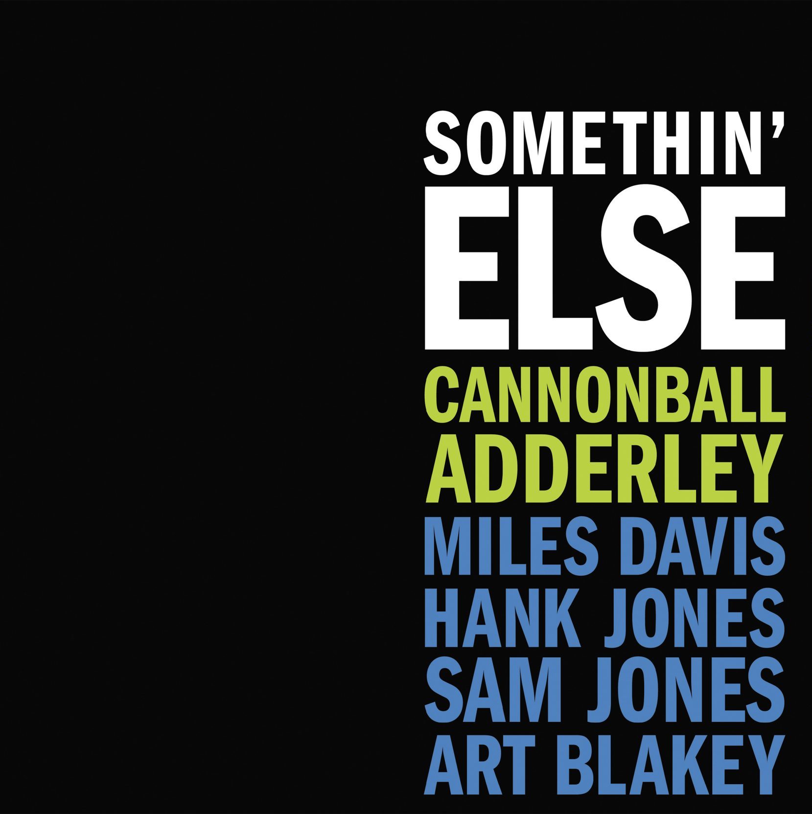 

Cannonball Adderley Somethin’ Else (LP)
