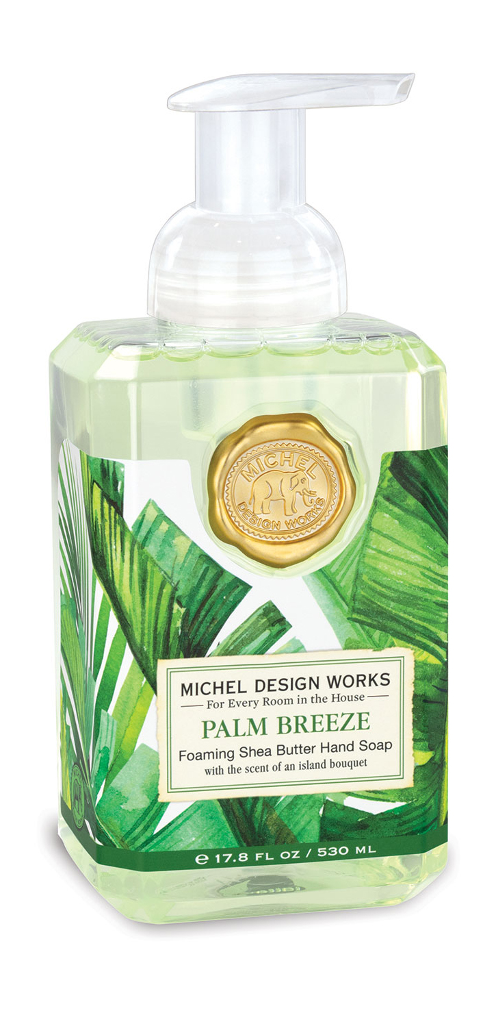 фото Мыло michel design works palm breeze foaming hand soap, 530мл