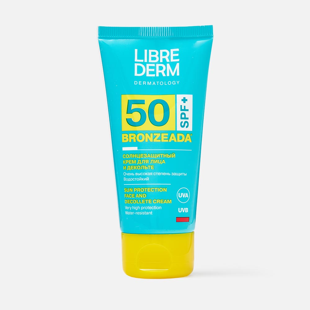 Крем LIBREDERM Bronzeada Sun Protection Face and Decollete Cream SPF 50, 50мл