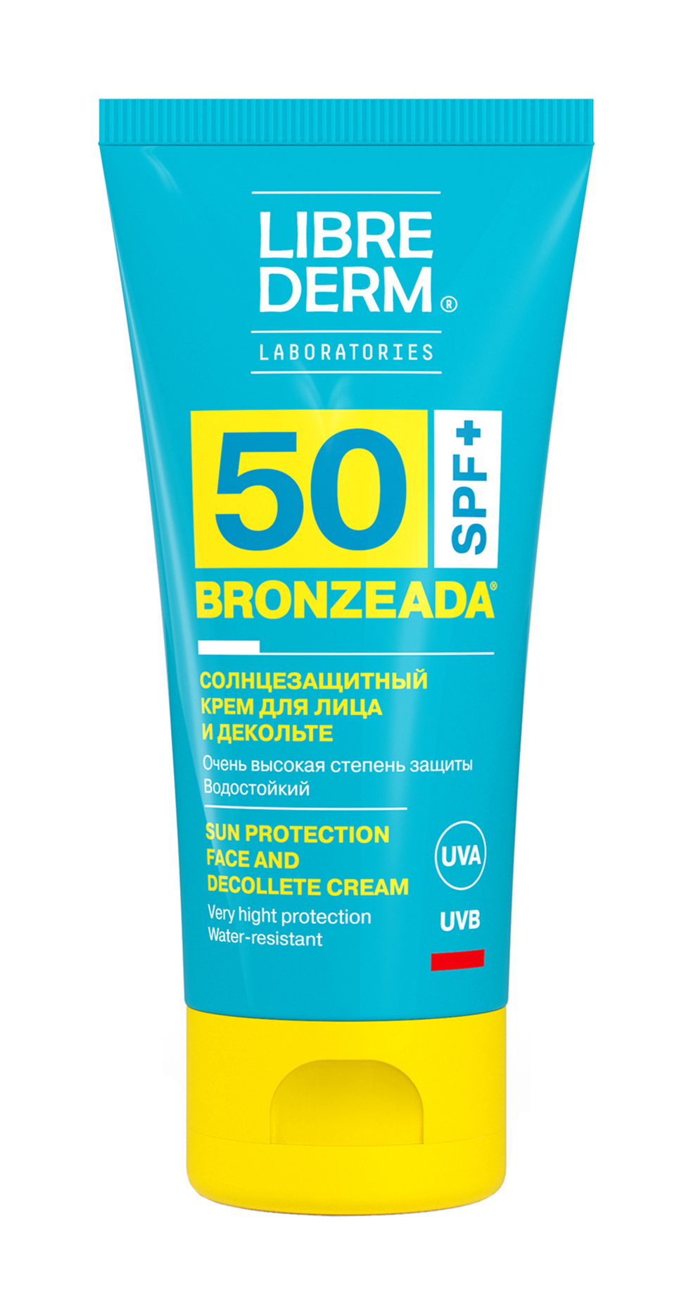 фото Крем librederm bronzeada sun protection face and decollete cream spf 50, 50мл