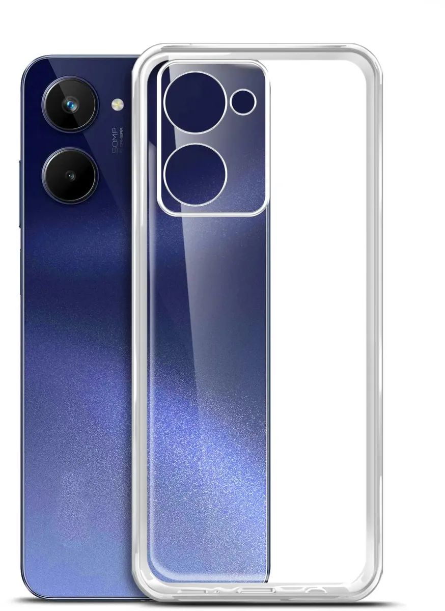 

Чехол (клип-кейс) BORASCO 71180, для Realme 10 4G, прозрачный, 71180