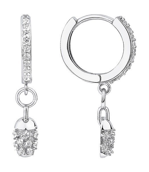 

Серьги из серебра Kari Jewelry 223025, фианит, 223025