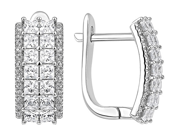 

Серьги из серебра Kari Jewelry 223022, фианит, 223022