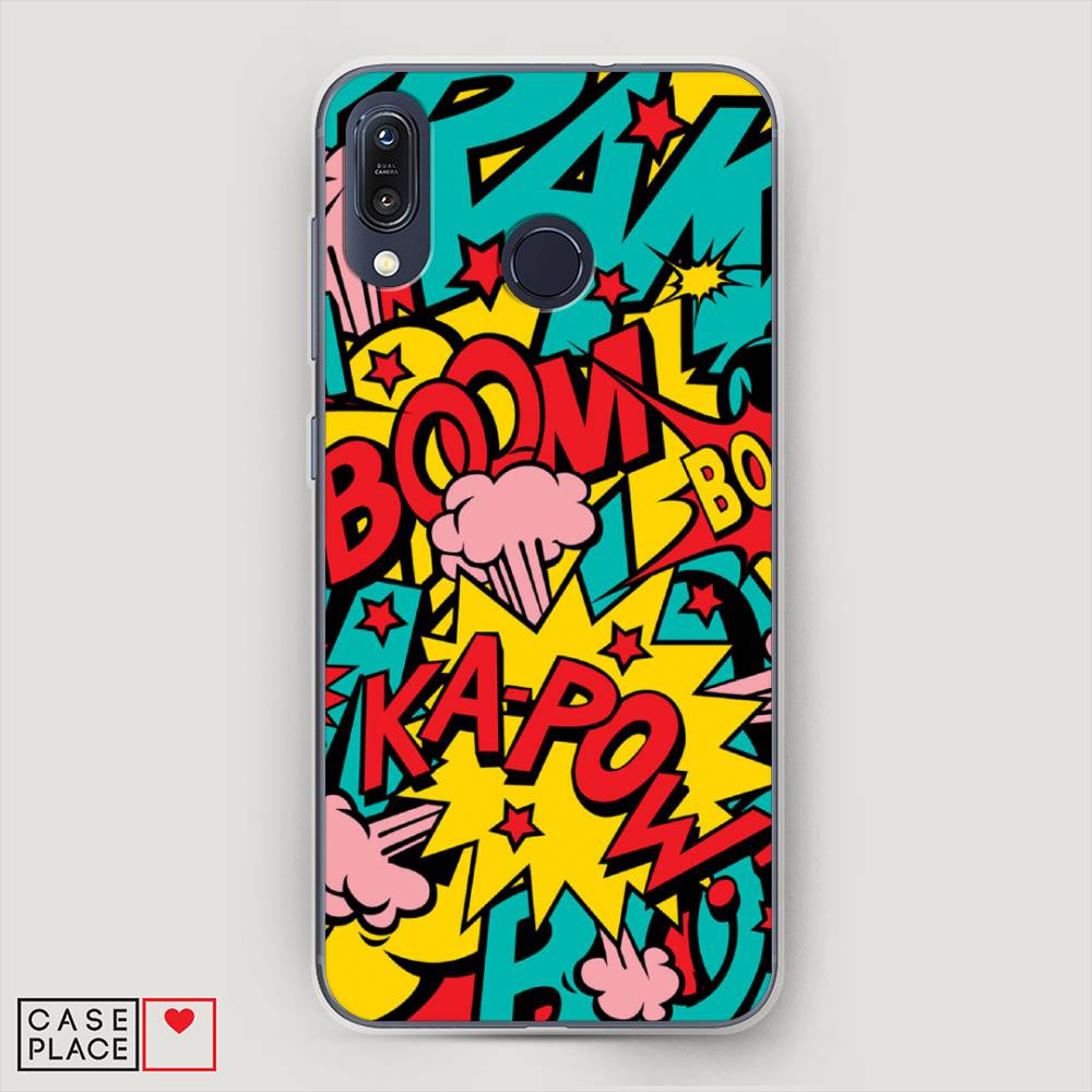 фото Чехол awog "постер pop art" для asus zenfone max m1 zb555kl