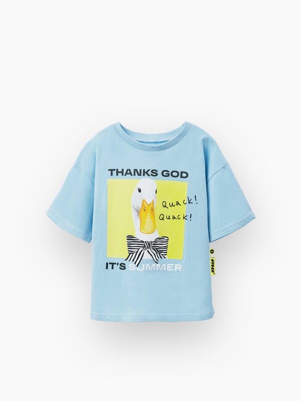

Футболка детская Happy Baby 88137 цв. голубой р. 128, 88137