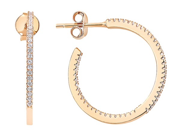 

Серьги из серебра Kari Jewelry 223018, фианит, 223018