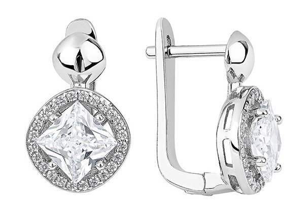 

Серьги из серебра Kari Jewelry 223013, фианит, 223013