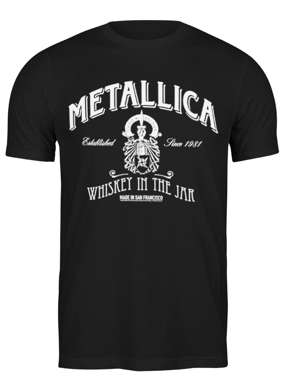 

Футболка мужская Printio Metallica черная S, Черный, Metallica