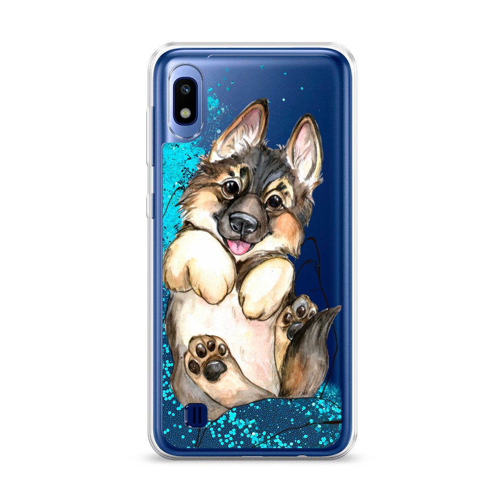 

Чехол Awog на Samsung Galaxy A10 "Овчарка в ладошках", Разноцветный, 27993-1