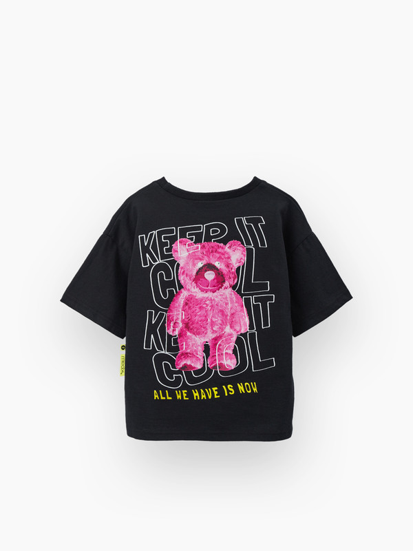 

Футболка детская Happy Baby 88141 цв. черный р. 116, 88141