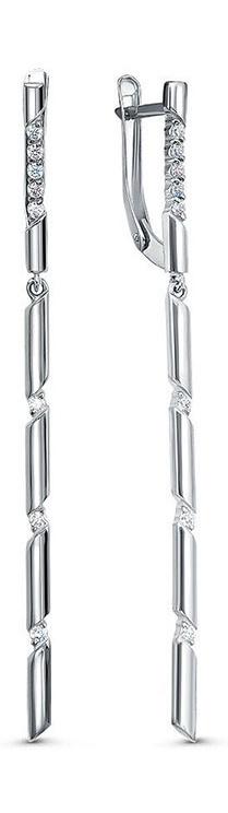 

Серьги из серебра Kari Jewelry 222588, фианит, 222588