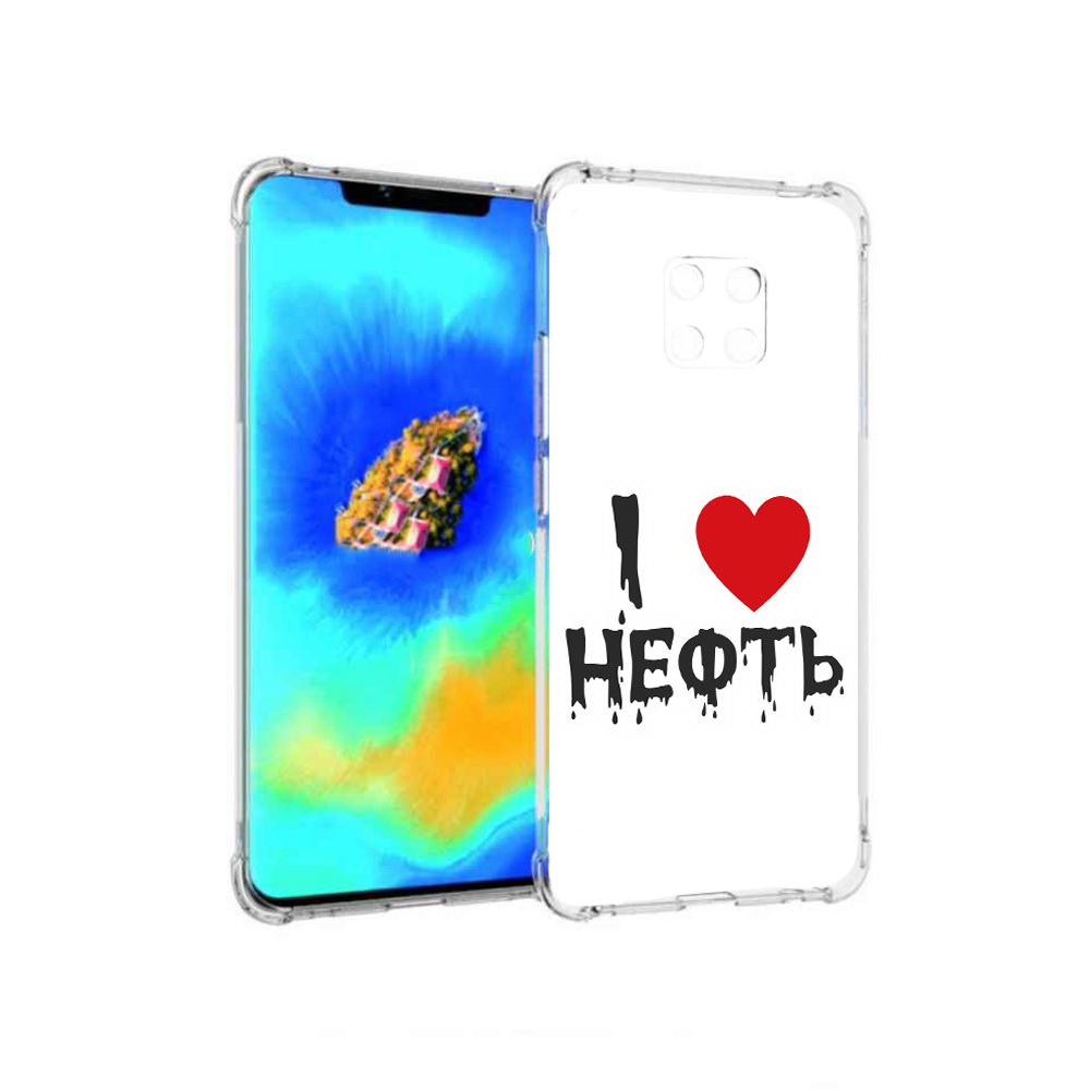 

Чехол MyPads нефть для Huawei Mate 20 Pro, Прозрачный, Tocco