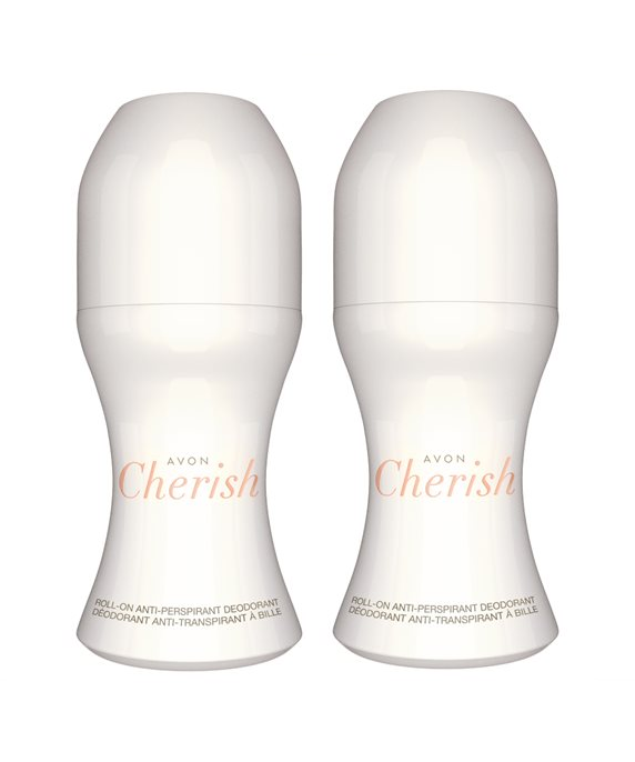 фото Дезодорант-антиперспирант с шариковым аппликатором avon cherish, 2 шт.