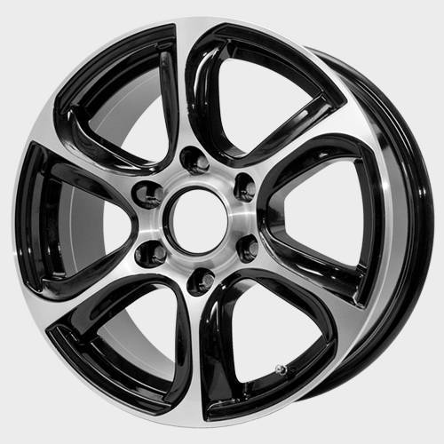 

Диск Литой R17 7.5J 6X139.7/106.2 Et30 Скад Скала Алмаз, Черный