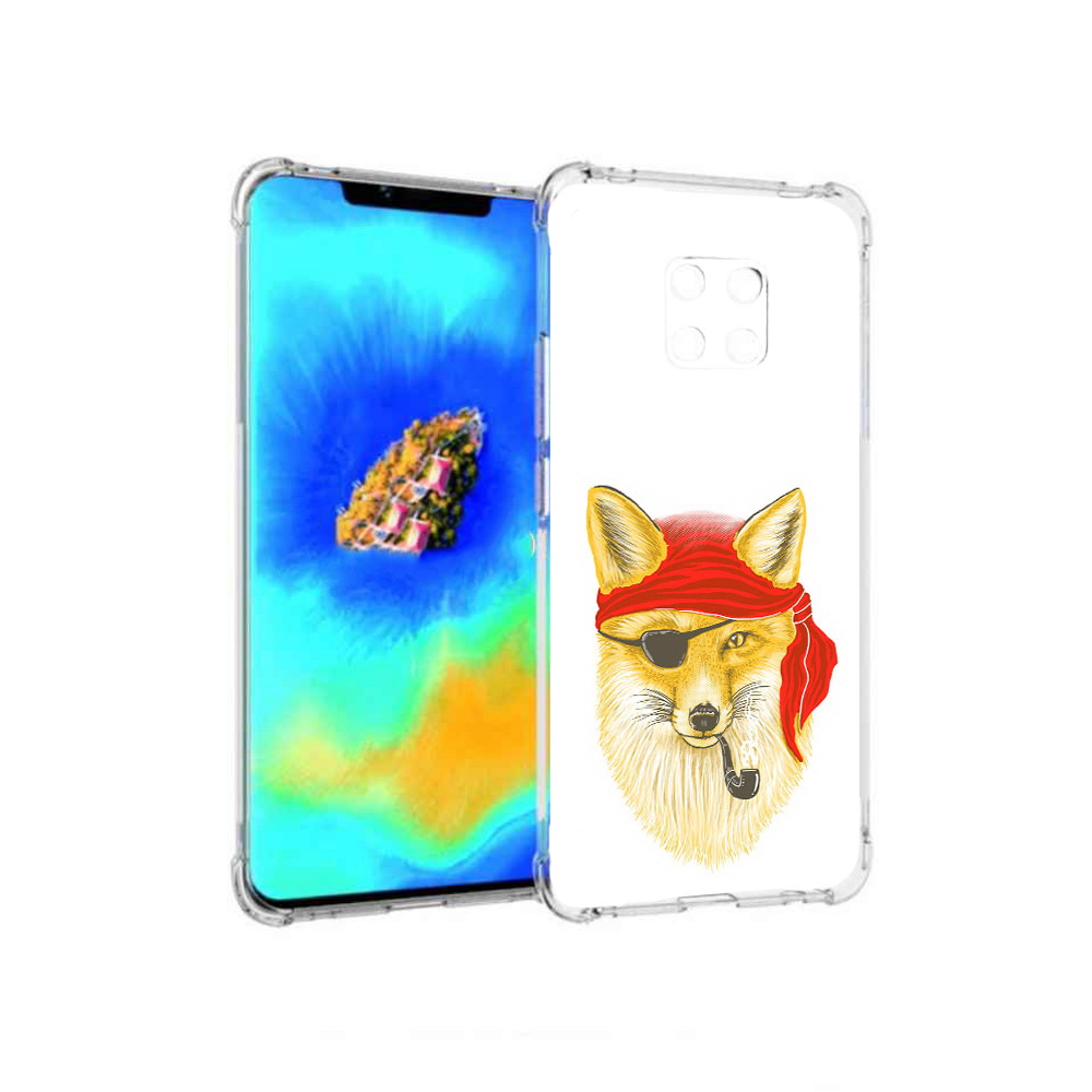 

Чехол MyPads лиса-пират для Huawei Mate 20 Pro, Прозрачный, Tocco