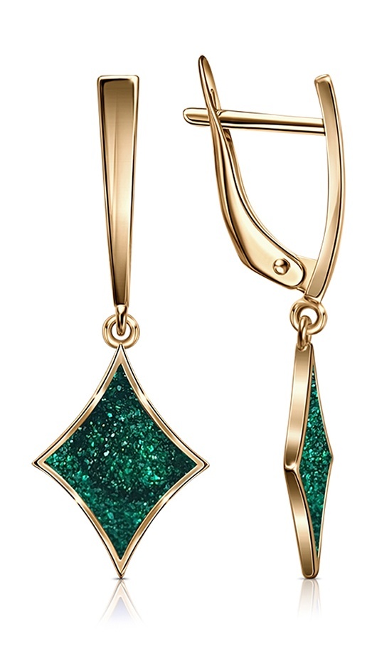 

Серьги из серебра Kari Jewelry 222494, эмаль, 222494