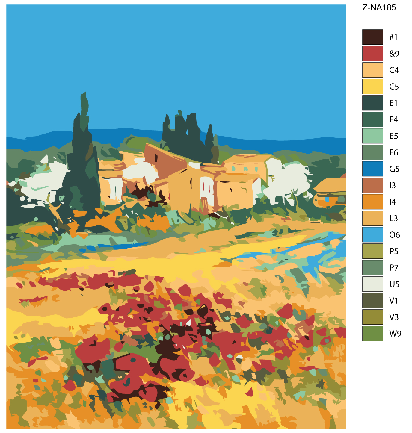 

Картина по номерам, Живопись по номерам, 72 х 90, Z-NA185, Z-NA185