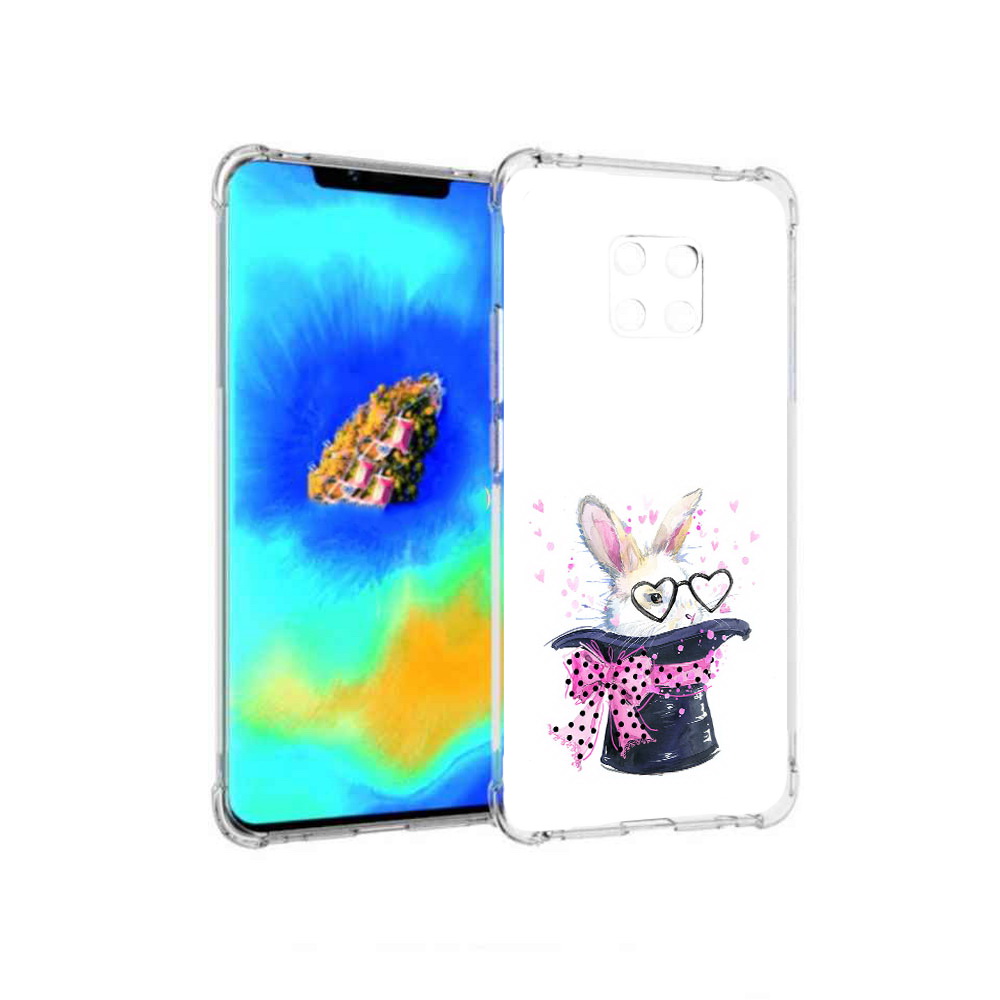 Чехол MyPads кролик в шляпе для Huawei Mate 20 Pro