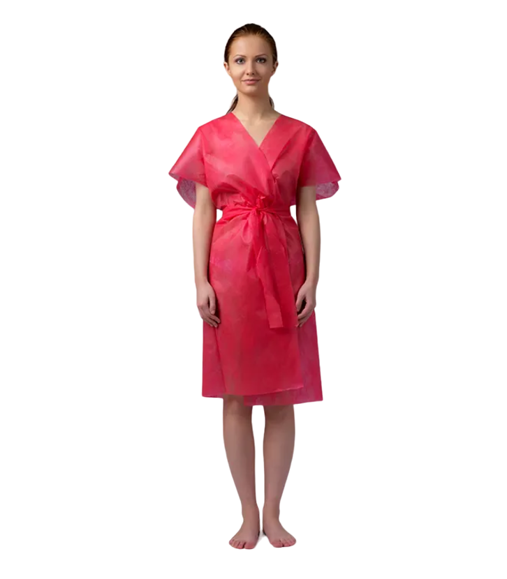 Халат-кимоно без рукавов, розовый, 10 шт, (Чистовье)