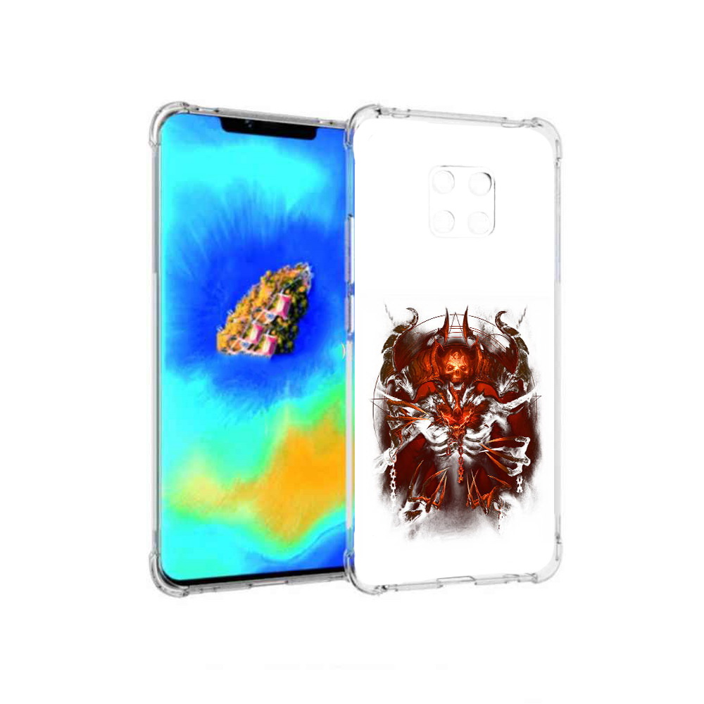 

Чехол MyPads яркий демон для Huawei Mate 20 Pro, Прозрачный, Tocco
