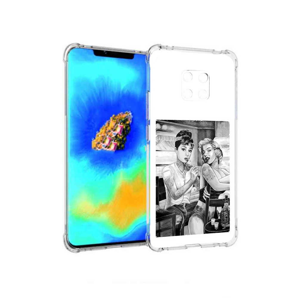 

Чехол MyPads тату мастер для Huawei Mate 20 Pro, Прозрачный, Tocco