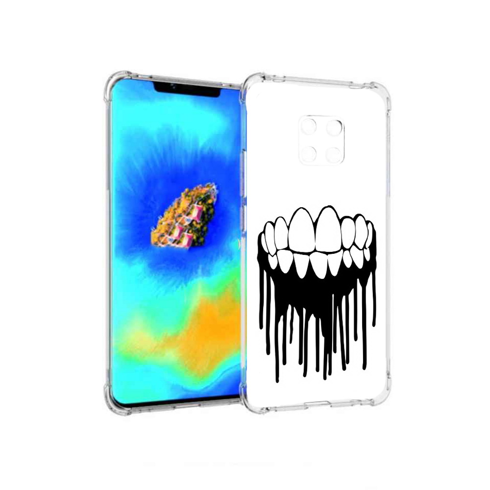 

Чехол MyPads зубы для Huawei Mate 20 Pro, Прозрачный, Tocco