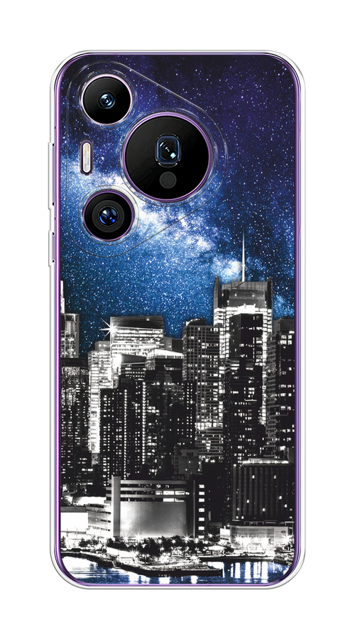 

Чехол на Huawei Pura 70 Pro/70 Pro Plus "Космический Нью-Йорк", Синий;серый, 6124450-1