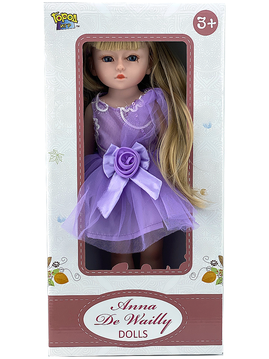 

Кукла Город Игр Anna De Wailly GN-9430/лавандовый