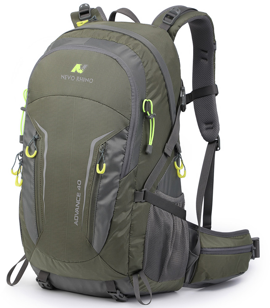 

Рюкзак туристический Nevo Rhino 9033nw 40л Army, Зеленый, 9033-NW