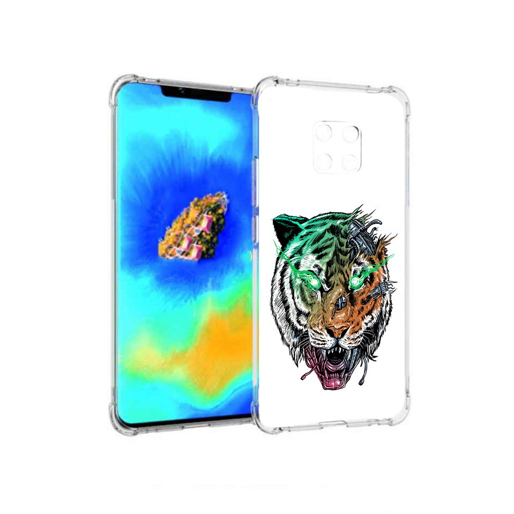 

Чехол MyPads робо-тигр для Huawei Mate 20 Pro, Прозрачный, Tocco