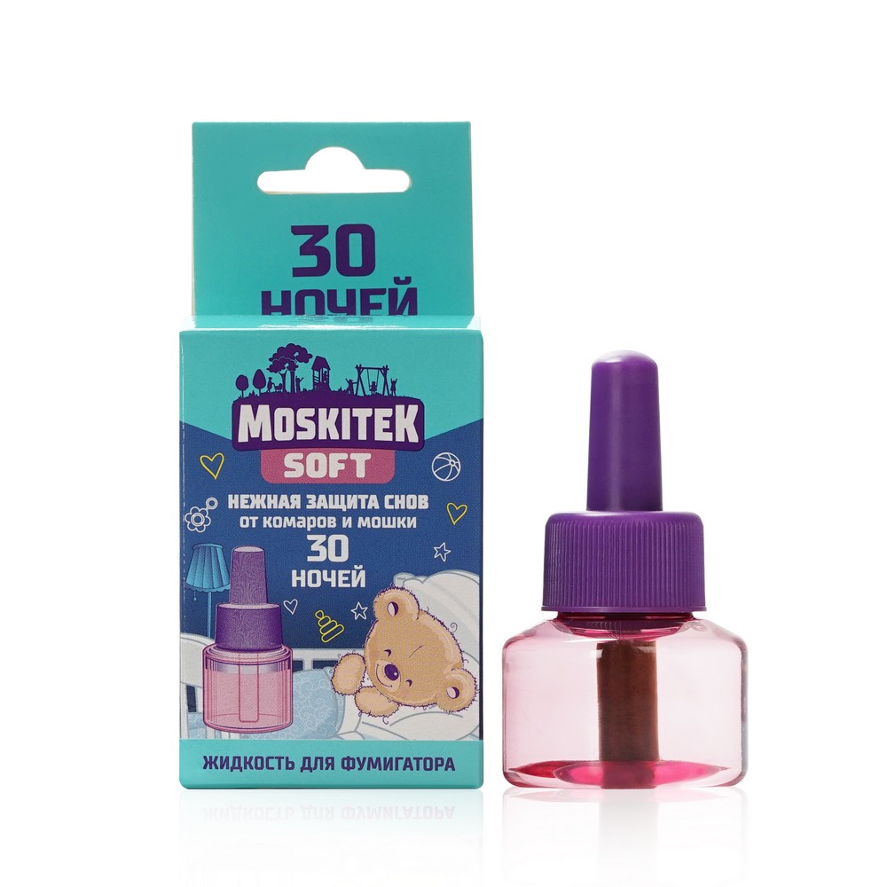 Жидкость для фумигатора Moskitek Baby 3123960 от комаров 30 ночей 30 мл