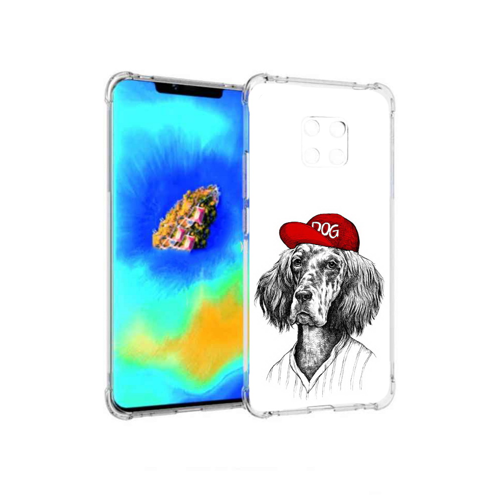 

Чехол MyPads дог для Huawei Mate 20 Pro, Прозрачный, Tocco