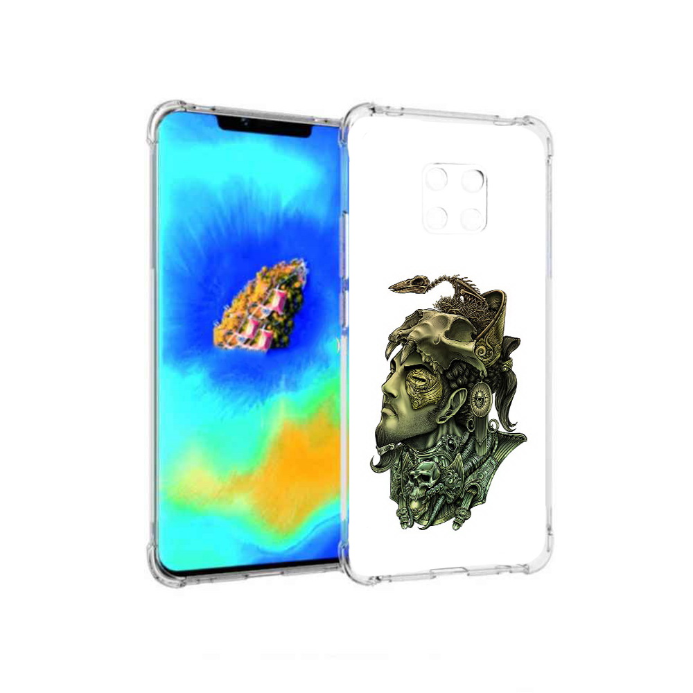 

Чехол MyPads бронзовый воин для Huawei Mate 20 Pro, Прозрачный, Tocco