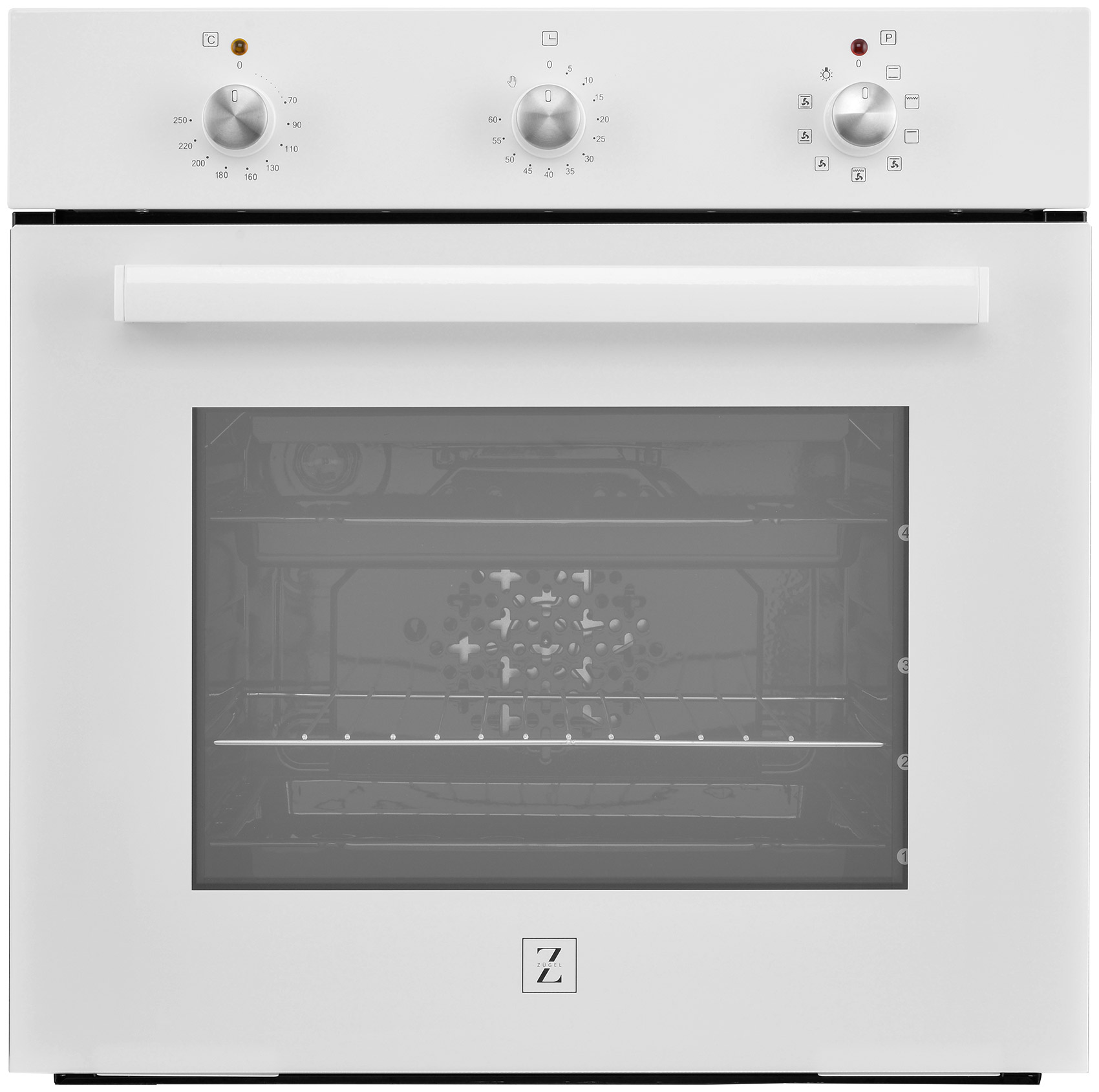 фото Встраиваемый электрический духовой шкаф zugel zo а707 w white