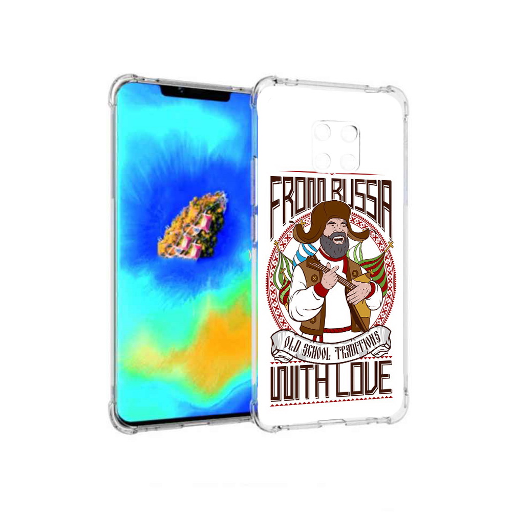 Чехол MyPads русский мужчина для Huawei Mate 20 Pro