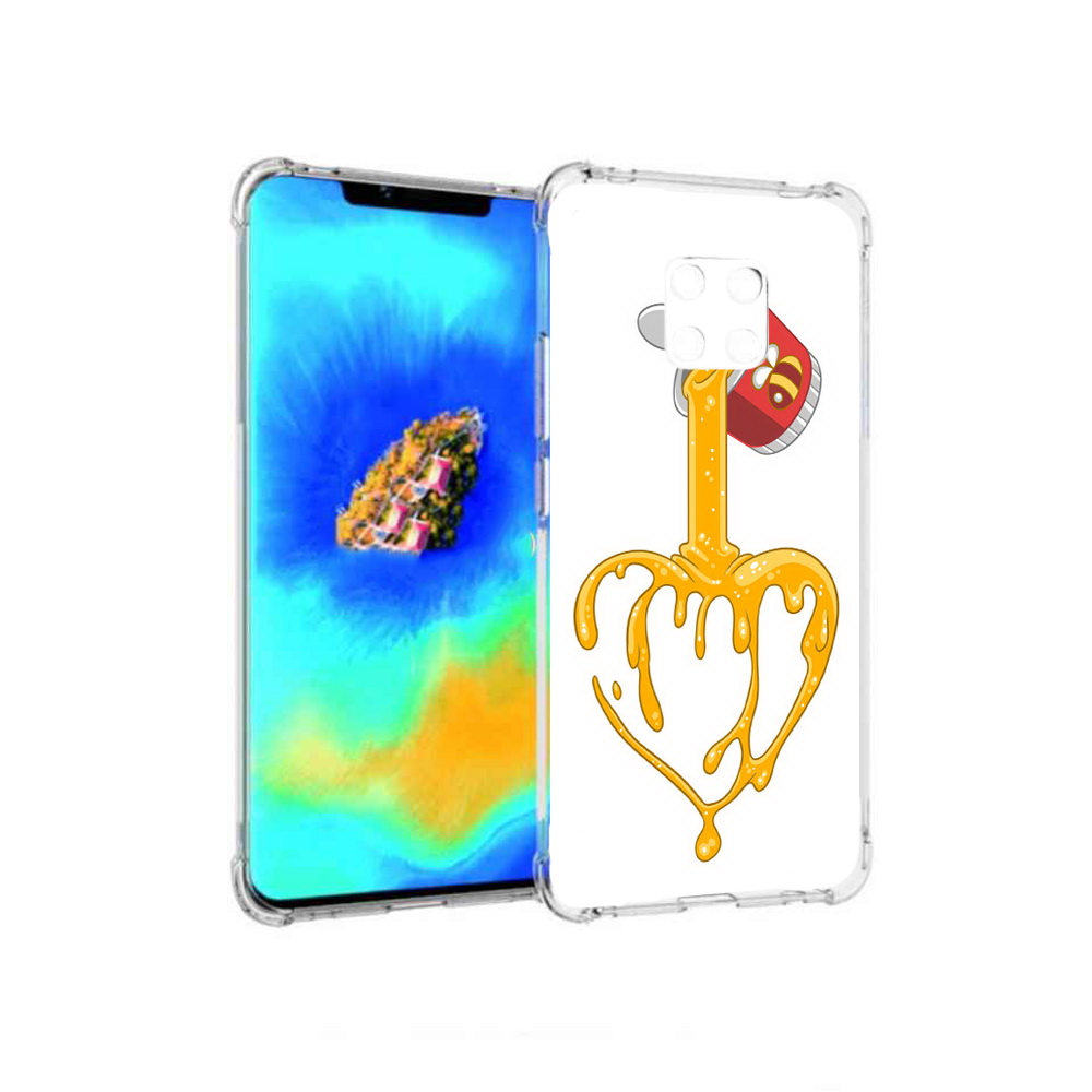 

Чехол MyPads медовое сердце для Huawei Mate 20 Pro, Прозрачный, Tocco