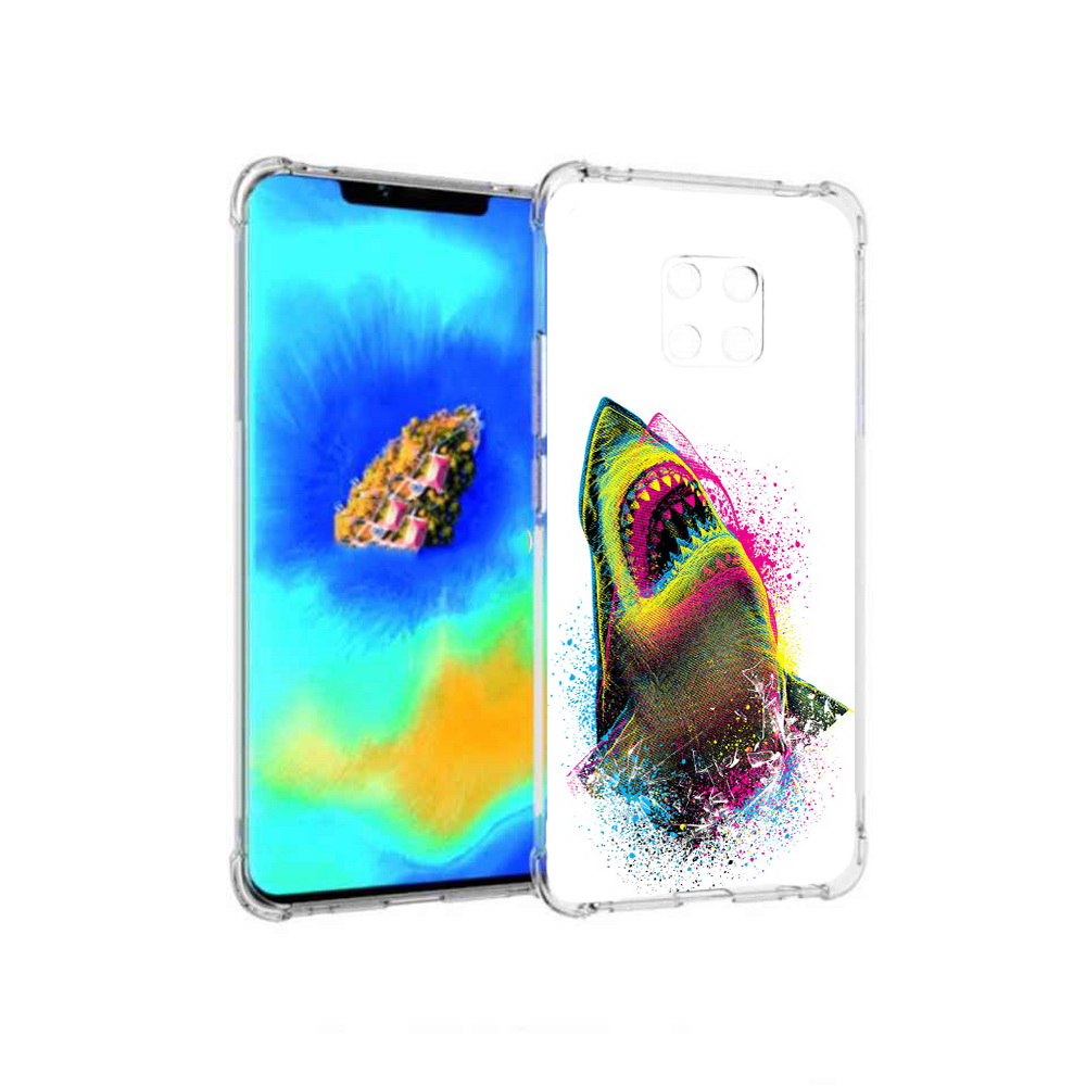 

Чехол MyPads челюсти-2 для Huawei Mate 20 Pro, Прозрачный, Tocco
