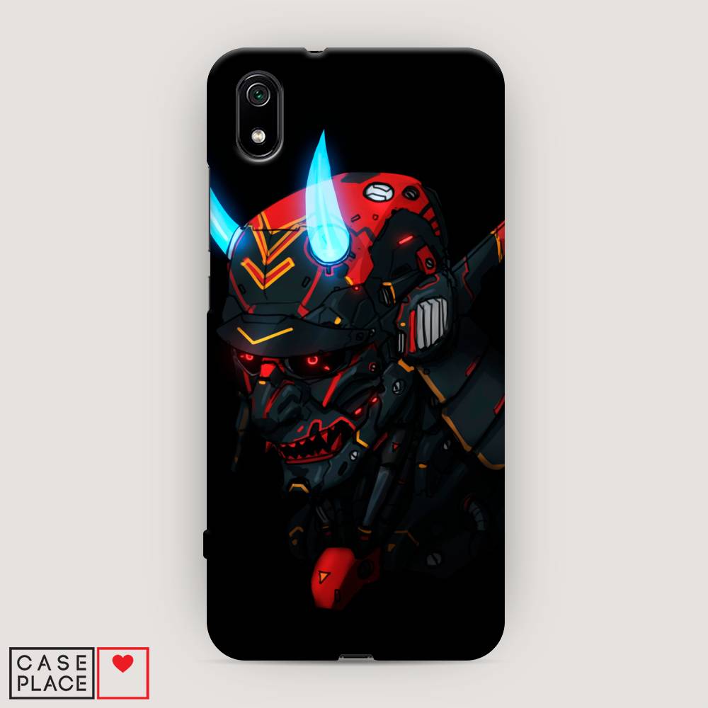 

Пластиковый чехол "Неоновый самурай" на Xiaomi Redmi 7A, 35420-5