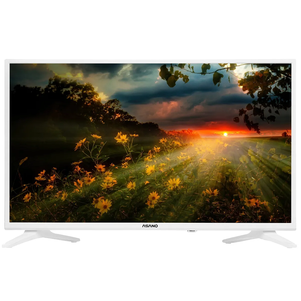 LED телевизор Asano 32LH8011T, 32", White, Smart, Yandex