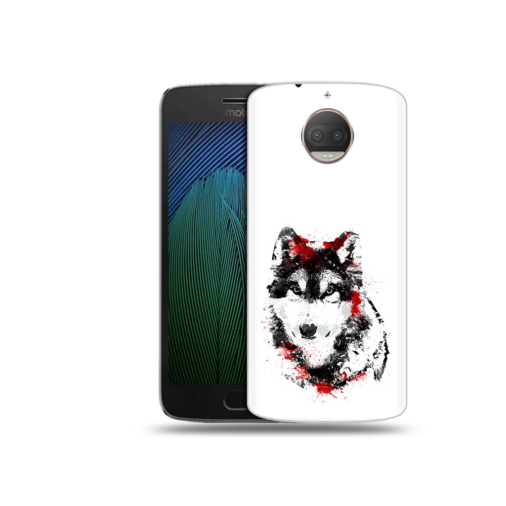 

Чехол MyPads Tocco для Motorola Moto G5S Plus кровавый волк (PT75337.377.416), Прозрачный, Tocco