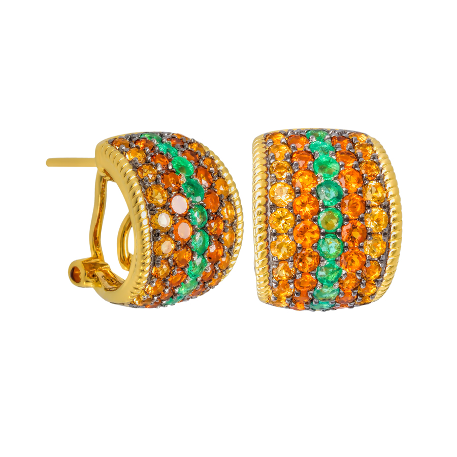 

Серьги из серебра с изумрудом Style Avenue EEA251-1, EEA251-1