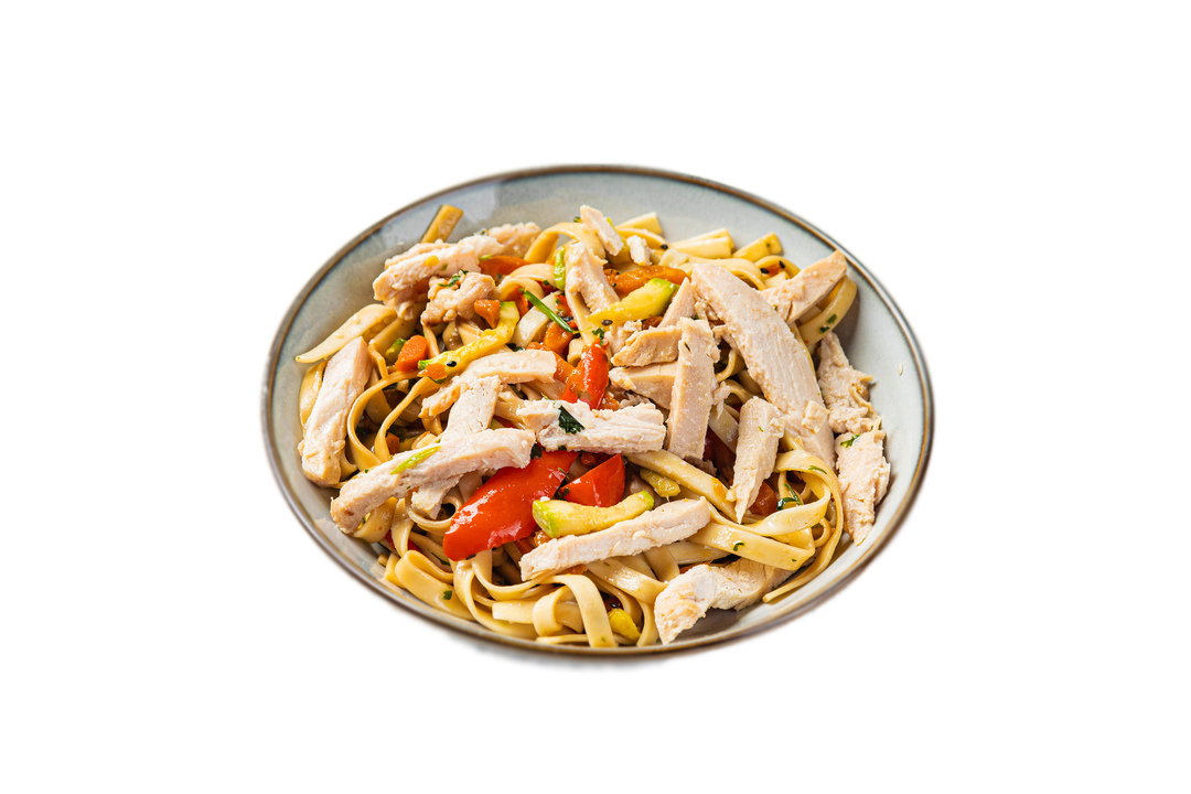 

Лапша удон ВкусВилл Овощи и курица 450 г