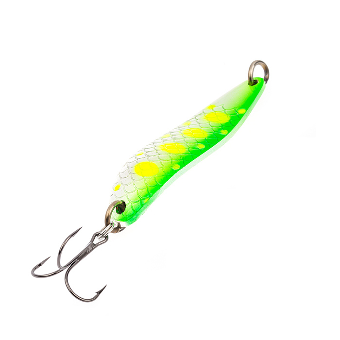 

Блесна колебалка Akara Action Series Viskan 65 15 гр. 4/7 oz. AB98, Желтый;зеленый, Action Series Viskan