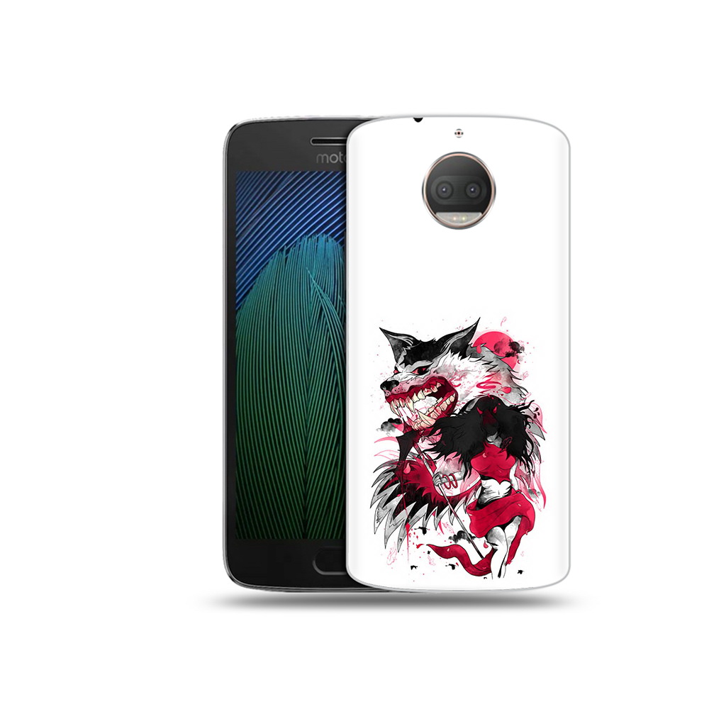 

Чехол MyPads Tocco для Motorola Moto G5S Plus красная шапочка (PT75337.377.410), Прозрачный, Tocco