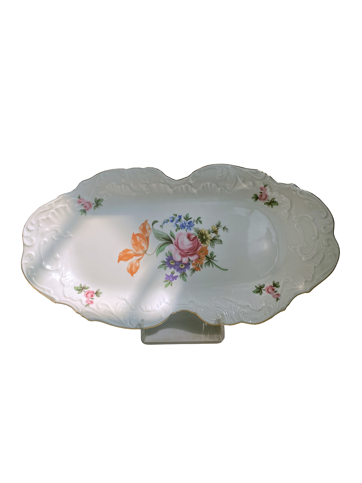 

Блюдо сервировочное Cmielow Rococo фарфоровое 36 см 75524