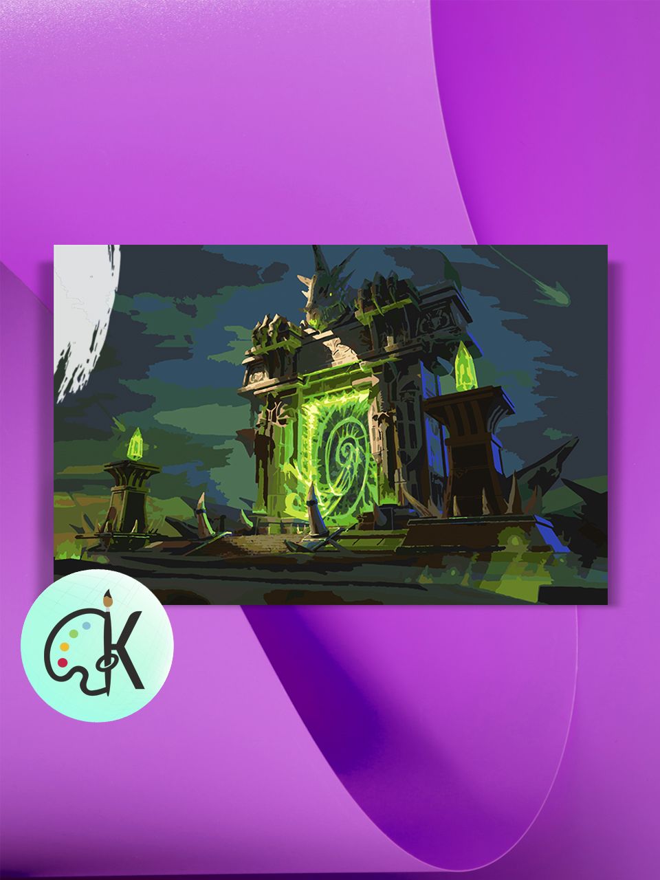 

Картина по номерам на холсте Культура Цвета World of Warcraft The Burning Crusade 40х60 см, World of Warcraft The Burning Crusade